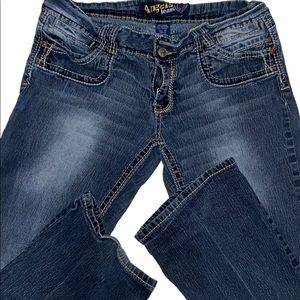vintage angels jeans dark wash size 15